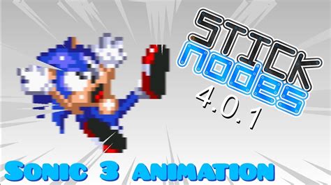 Sonic Sprite Animation Sticknodes Sprite Update Test Youtube