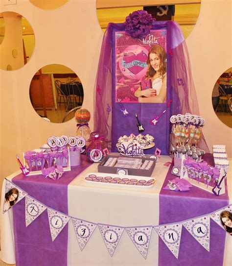 Violetta Disney Candy Bar By Violeta Glace Cumpleaños Decoración De