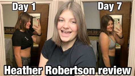 Heather Robertson Results Trying Heather Roberstons 7 Day Home Workout Challenge Youtube