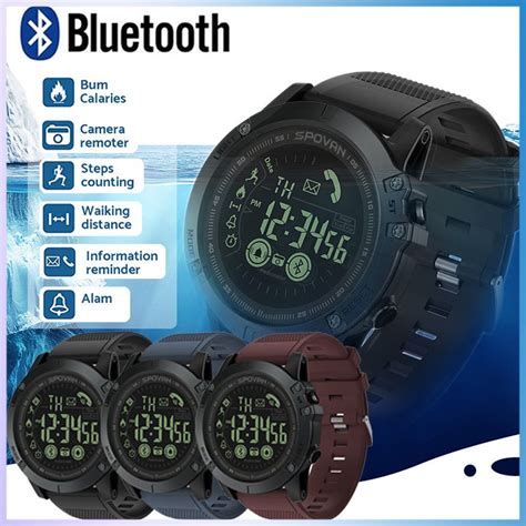 SOH dos homens Spovan Bluetooth Inteligente Relógio Esportivo Pr1 50m