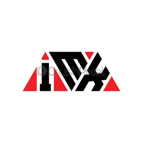 Imx Triangle Letter Logo Design With Triangle Shape Imx Triangle