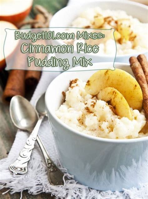 Make Your Own Cinnamon Rice Pudding Mix A Simple Make Ahead Mix For A