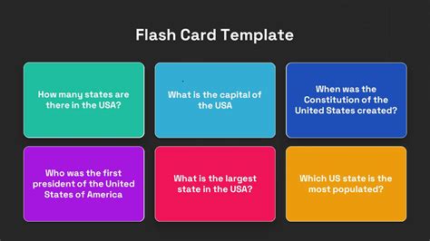 Animated Flashcard Powerpoint Template Slidebazaar