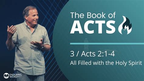 Acts 21 4 All Filled With The Holy Spirit Youtube