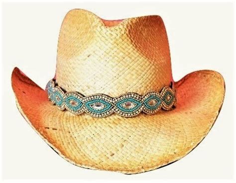 Turquoise Hat Band Crystal Hat Band Adjustable Hatband Cowboy Hat