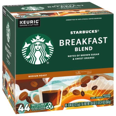 Starbucks® Breakfast Blend Medium Roast K Cup® Coffee Pods 44 Ct Kroger