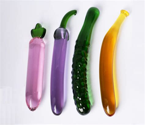 Vegan Glass Wand Dildo Sex Toy Eggplant Banana Cucumber Etsy Canada
