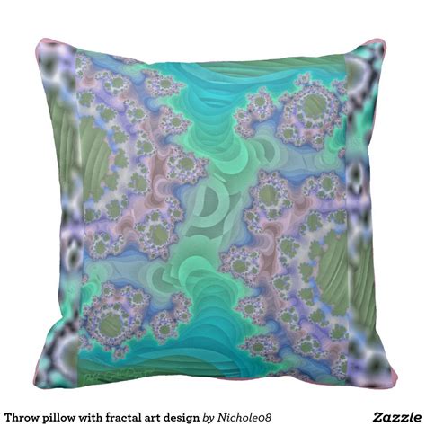 Throw Pillow With Fractal Art Design Fractal Art Throw Pillows Art Design