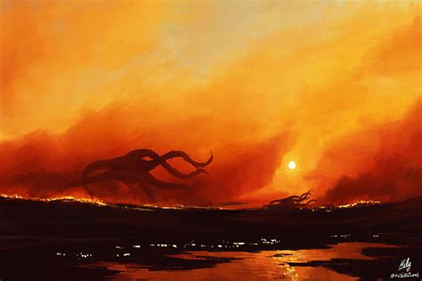 5 The Burning Landscape By Holboldoart On Deviantart