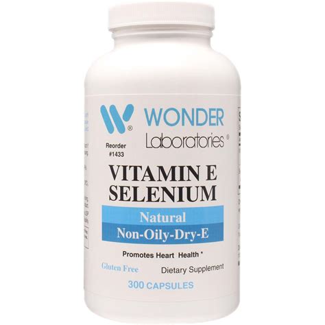 Enjoy savings and daily coupons and have these healthy essentials delivered to your door! Vitamin E Selenium | Natural Non-Oily-Dry-E - 300 Capsules ...