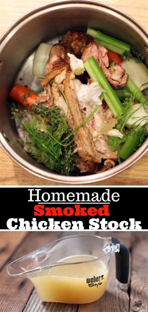 If you have the neck and giblets, add those, as well as any leftover skin. Smoked Chicken Stock | Recipe | Chicken stock recipe ...