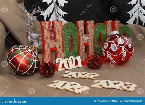 Christmas Time For The Years 2021 2022 2023 2024 Stock Image Image Of