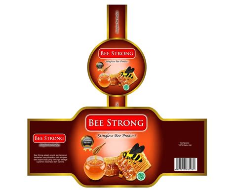 Sribu: Desain Label - Desain Label untuk Produk Lebah (Madu,
