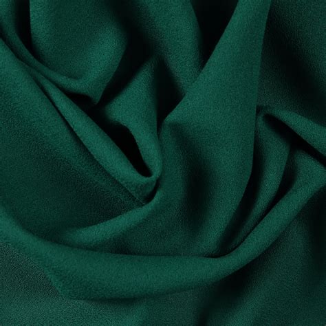Wool Dress Crepe Emerald Green Bloomsbury Square Dressmaking Fabric