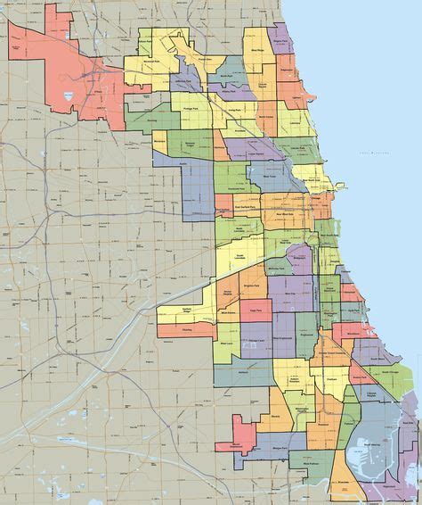 10 Best Chicago Neighborhoods Map Images In 2020 Chicago