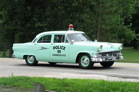 1956 Ford Police Cruiser Police Cars Old Police Cars Ford Police