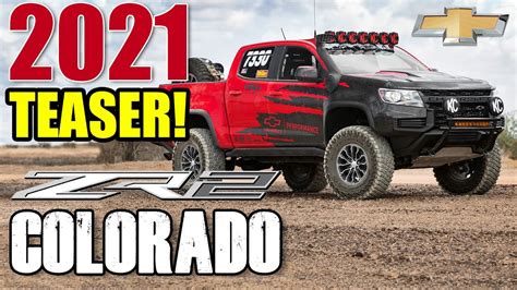 New Design 2021 Chevy Colorado Zr2 Race Truck And Sema Vehicle First