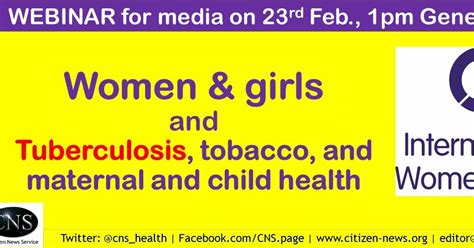 Cns Call To Register Webinar In Lead Up To International Womens Day