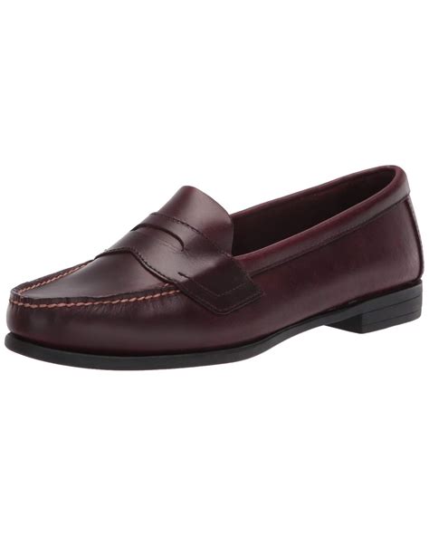 eastland leather classic ii penny loafer in walnut purple save 24 lyst