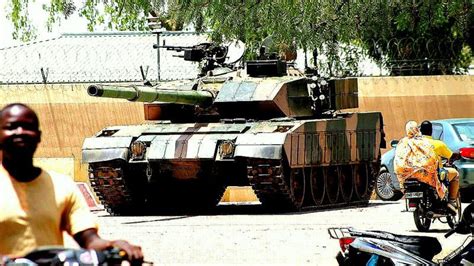 Chad Operating Chinese Made Type 59g Main Battle Tank Military Africa