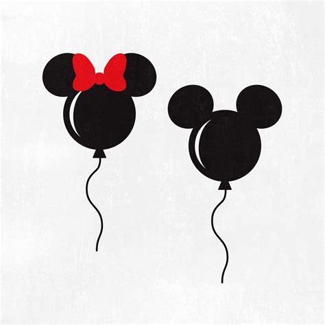 Mickey Mouse Balloon Svg Minnie Mouse Balloon Svg Disney Etsy My XXX