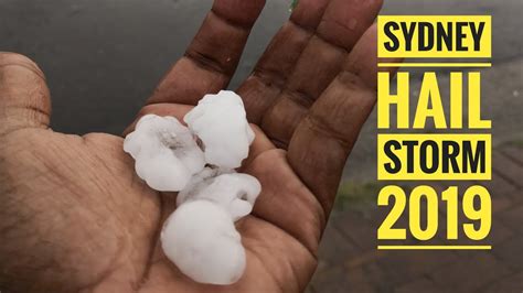 Hail Storm Sydney 14th March 2019 Youtube