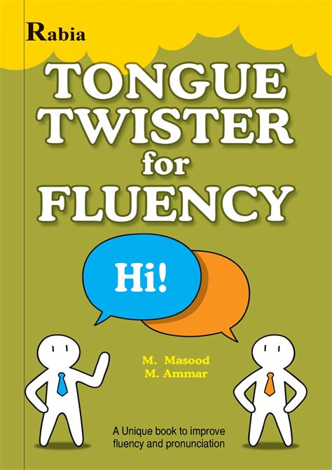 Tongue Twister For Fluency Rabia Books