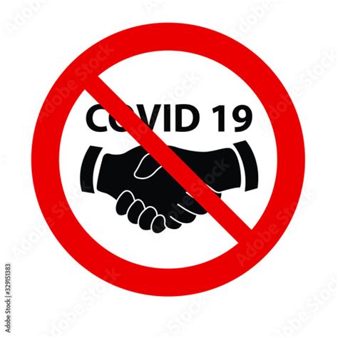 Stop Sign Vector Not Covid 19 Sign No Coronavirus Not Allow