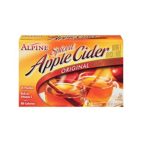 Alpine Original Spiced Apple Cider Instant Drink Mix Packets