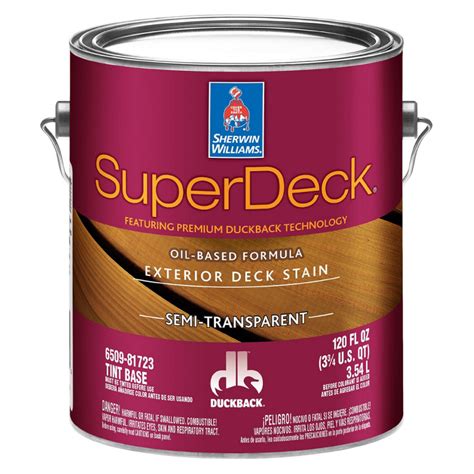 I've done it many times. Sherwin-Williams SuperDeck Exterior Oil-Based Semi ...