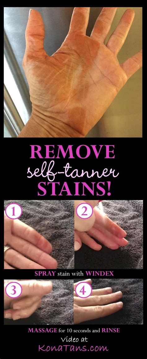 Easily Remove Self Tanner And Spray Tan Stains Using Victorias Secret