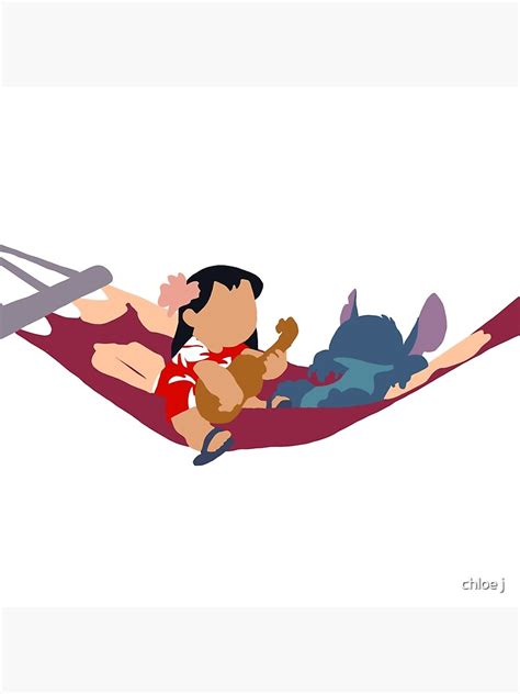 Lilo And Stitch Hammock Poster By Chloejohnsvn Redbubble