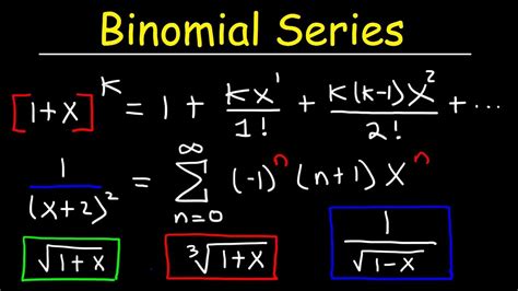 Find The First Four Terms Of The Binomial Series Beaukruwleon