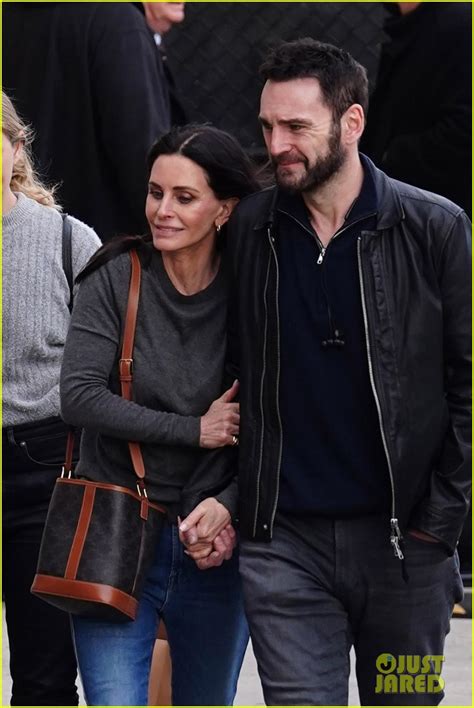 Courteney Cox Longtime Love Johnny McDaid Hold Hands While Arriving