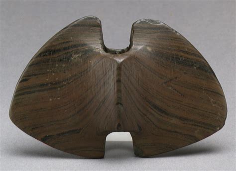 Bannerstone Double Notched Butterfly Archaic The Metropolitan