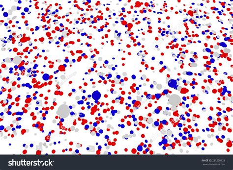 Red White Blue Confetti Party Stock Illustration 231220123 Shutterstock