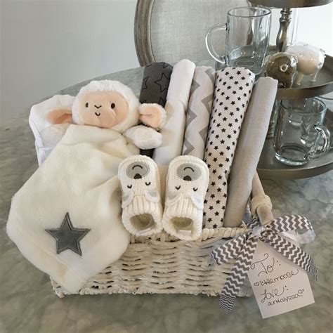 If you choose to go this route, consider things like: DIY Gender Neutral Baby Shower Basket Gift | Baby shower ...