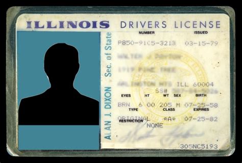 70s Early 80s Era Illinois Driver License Scan Help Rpf Costume And