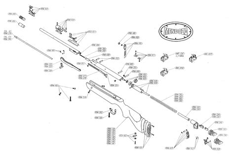 Diagrama De Partes Y Refacciones Para Rifles Mendoza Rifles Mendoza
