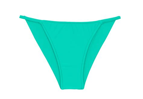 Water Green Cheeky Brazilian Bikini Bottom With Thin Sides Bottom Uv