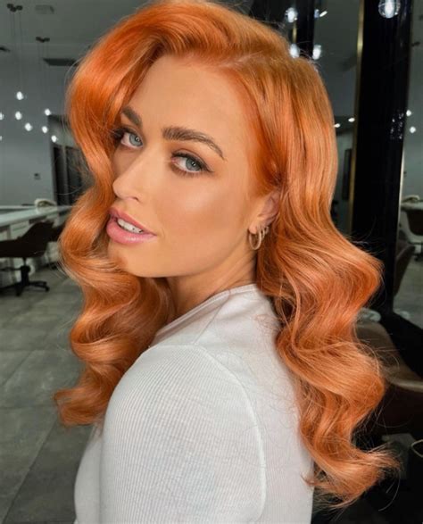 32 Best Orange Hair Color Shades Orange Hollywood Glam Hair