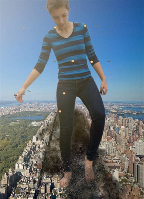 Giantess Emily Tramples Her Way Down The City By Dochamps On Deviantart