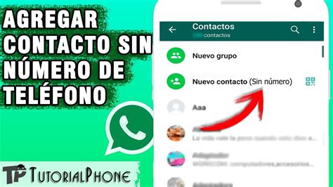 Cómo Agregar Un Contacto En Whatsapp Sin El NÚmero De Teléfono Youtube