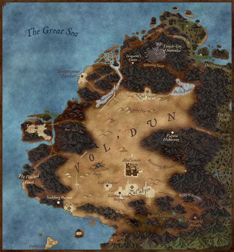 Finished My Second Wow Based Map Heres Voldun Wonderdraft