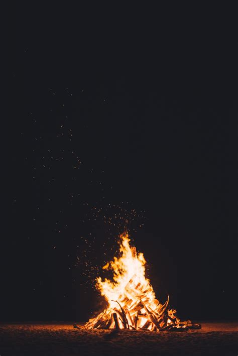 Free Images Night Spark Flame Fire Darkness Campfire Bonfire