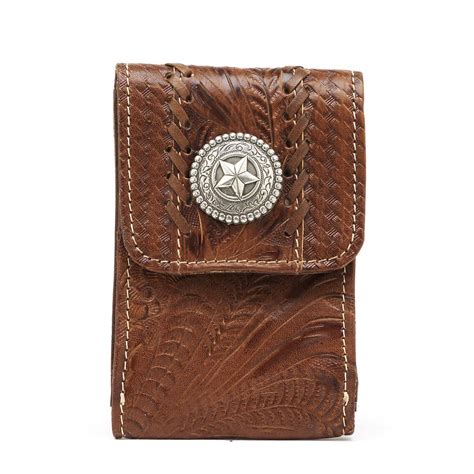 American West Retro Romance Collection Hand Tooled Leather Pda