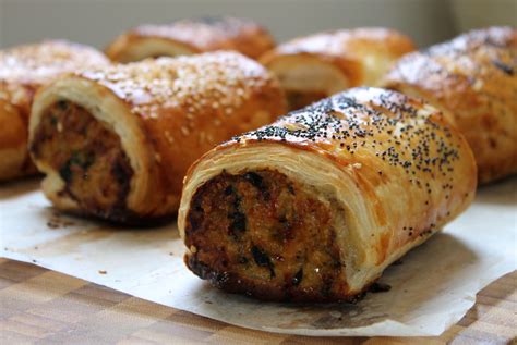 Preheat oven to 200°c (180°c fan) mark 6. ChelseaWinter.co.nz Pork, sage and onion sausage rolls - ChelseaWinter.co.nz