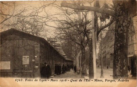 Foire de Lyon Quai de l Est Mines Forges Acieries à Lyon Cartorum