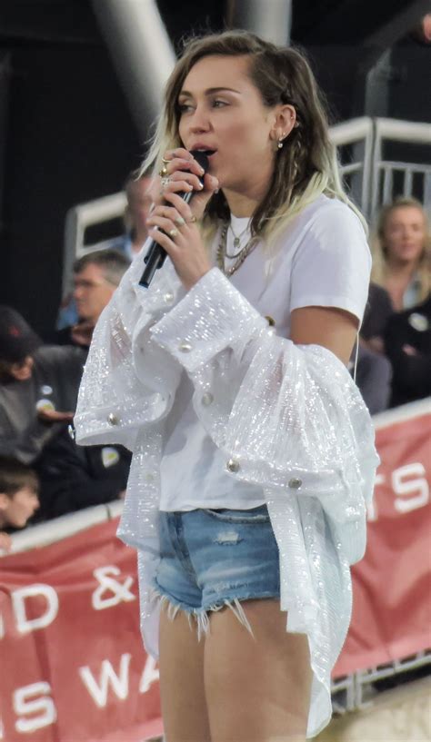 Miley Cyrus One Love Manchester Benefit Concert At Old Trafford In