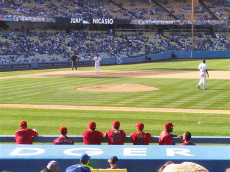 Dodger Stadium Section 20fd Home Of Los Angeles Dodgers